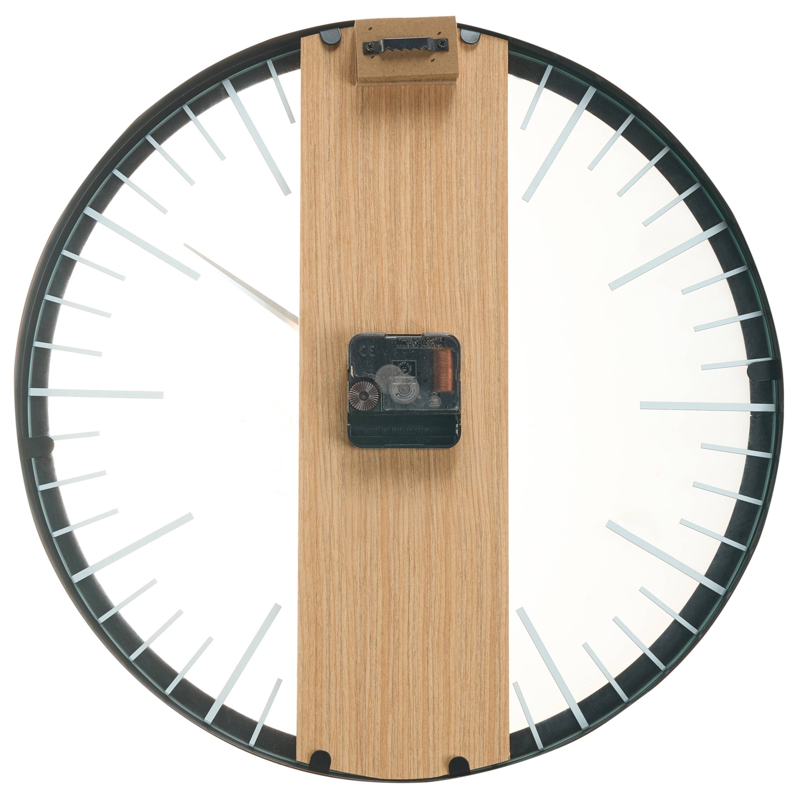 Beliani - Horloge murale Matière synthétique Marron/noir VILLORA - 38x3x38- Beliani - Image 4