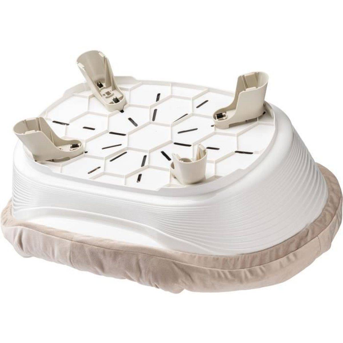 Ferplast - Panier lit pour chat et petit chien Sofa Throne 4 blanc, coussin tissu, base plastique ajourée - Ferplast - Image 4