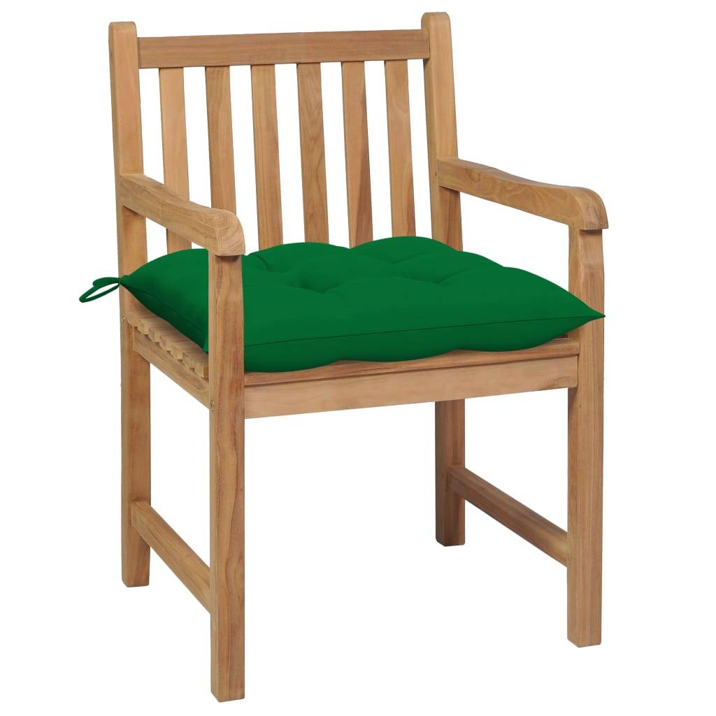 PANGIVO - Chaises de jardin bois teck vert 58 x 60 x 90 cm (lot de 2), Poids :27.92kg - PANGIVO - Image 2