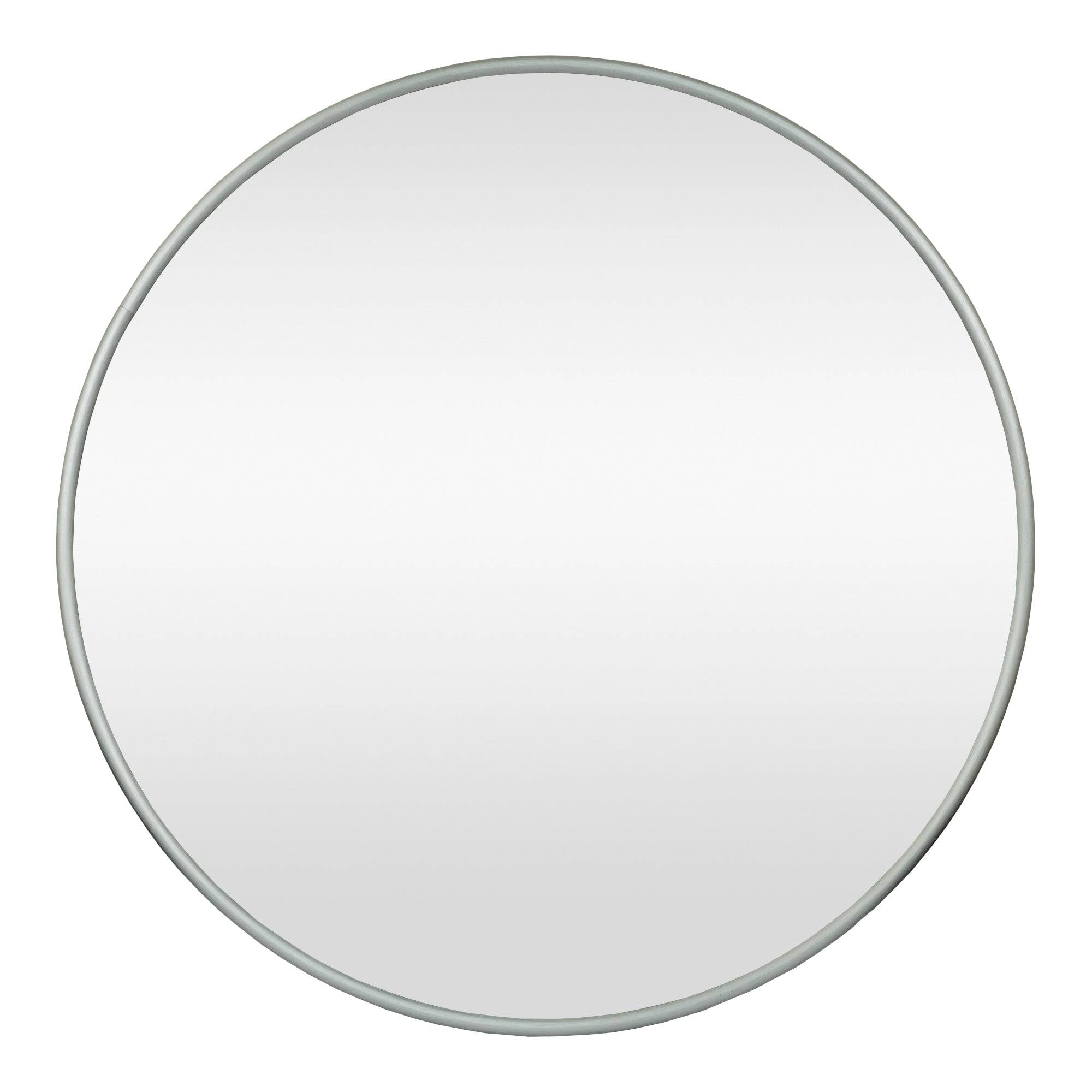 Miroir mural rond 40 cm gris graphite - Image 2