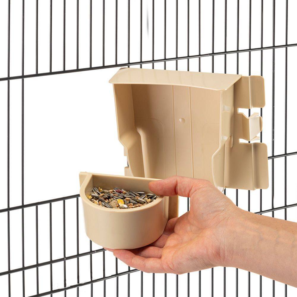 Ferplast - Cage à Oiseaux Perruches et Calopsites GRETA avec dessus qui s'ouvre, Accessoires inclus - Image 4