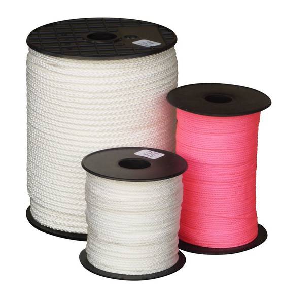 Outifrance - Tresse polypropylène - Rose fluo Ø 1,5 mm L1000 m