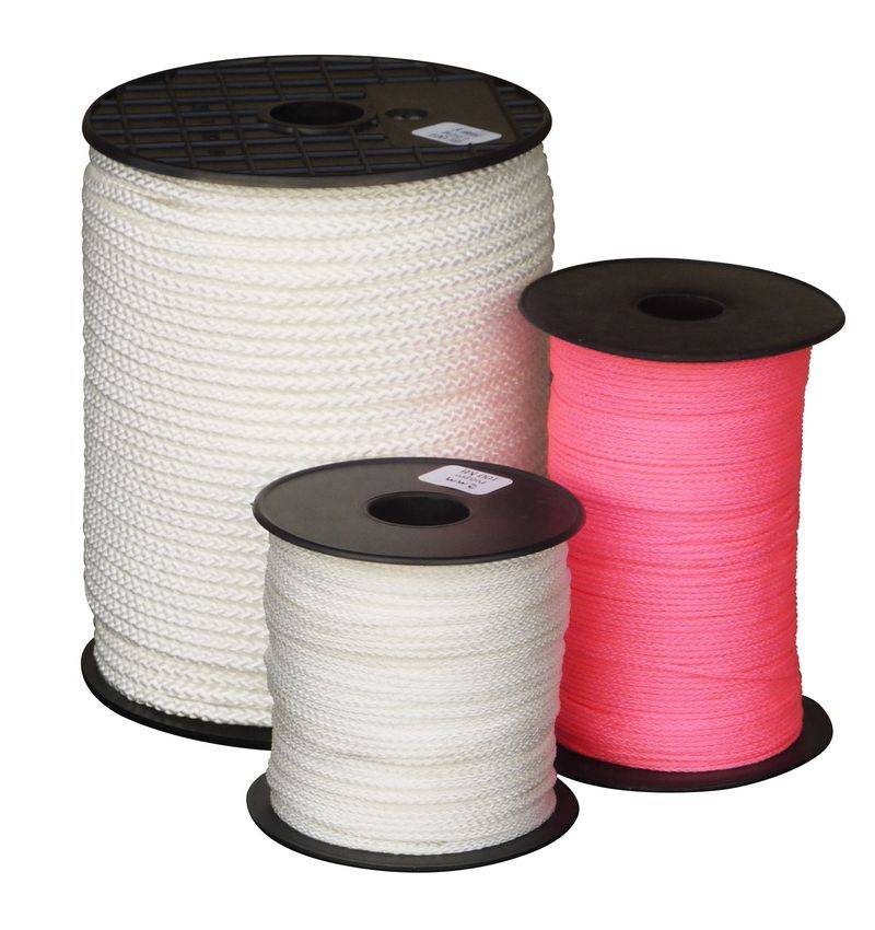 Outifrance - Tresse polypropylène - Rose fluo Ø 1,5 mm L1000 m