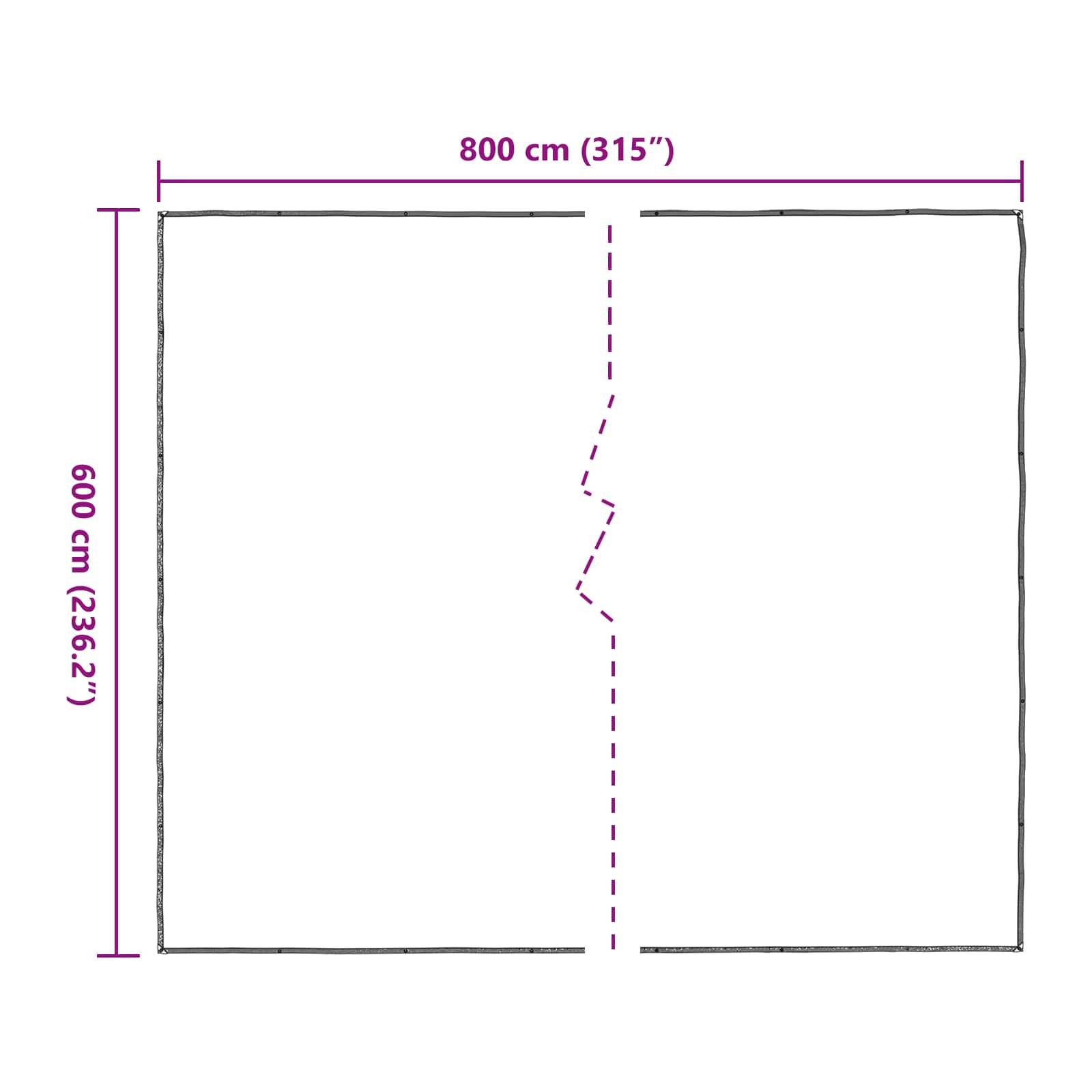 Vidaxl - Couverture pour plantes 6 x 8 m PE Translucide vidaXL 3429326 - Image 3
