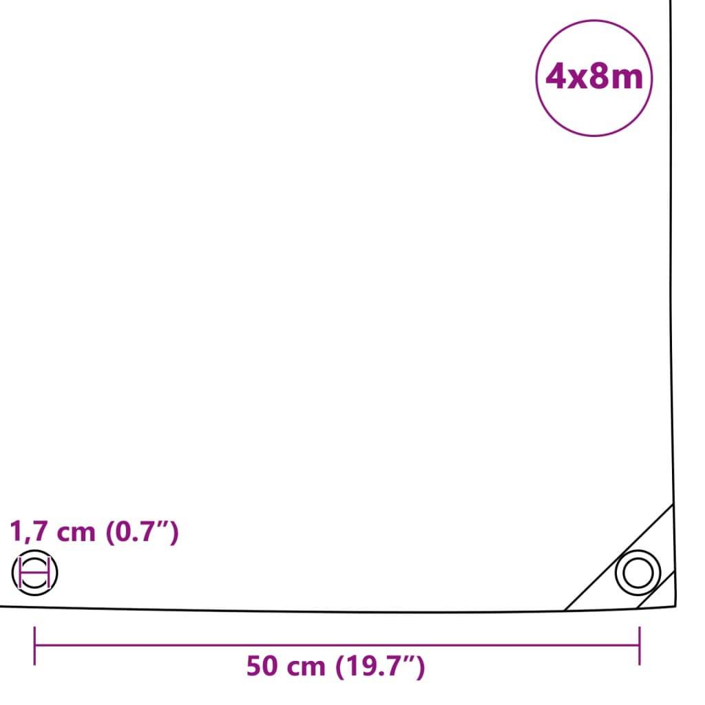 Maison Chic - Bâche de protection | Bâche 650 g / m² 4 x 8 m Blanc Maison Chic - Image 6