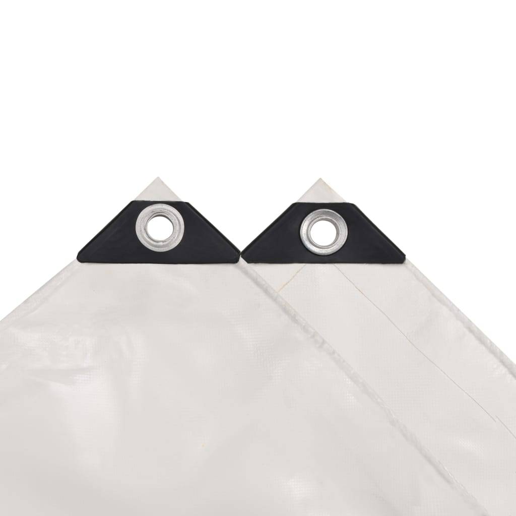 Maison Chic - Bâche de protection | Bâche 650 g / m² 4 x 8 m Blanc Maison Chic - Image 3