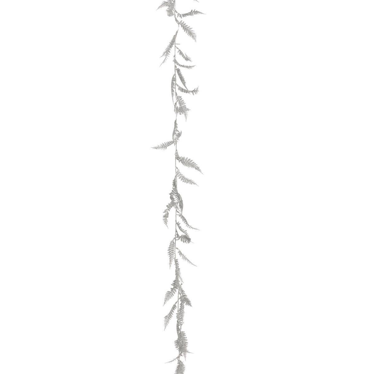 Guirlande fougères 1,80 m plastique argent ATMOSPHERA CREATEUR D'INTERIEUR - Image 1