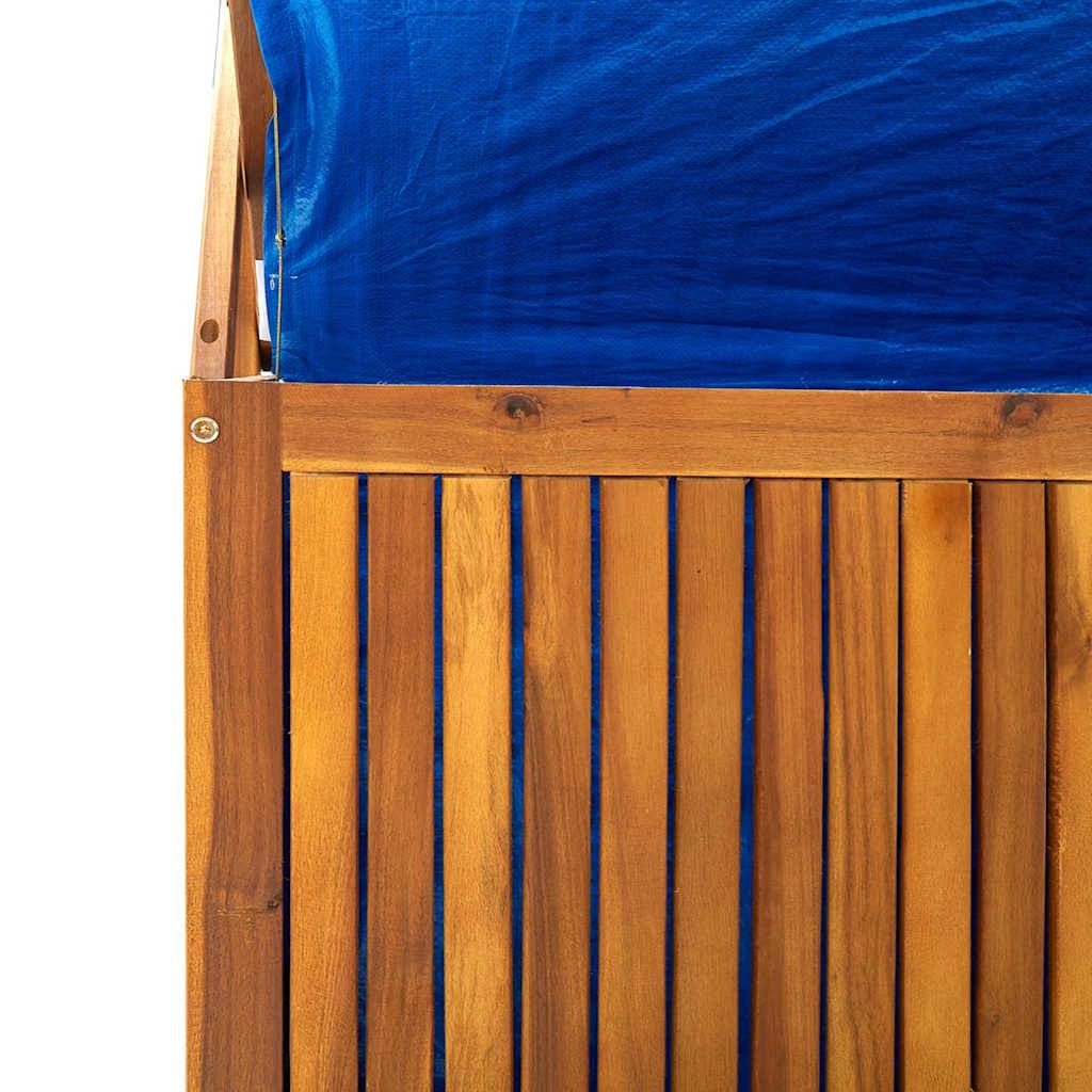 Boîte de rangement avec treillis bois acacia naturel 99 x 55 x 160 cm - PANGIVO - Image 8