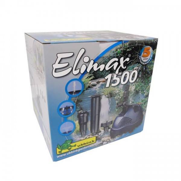 Pompe de bassin UBBINK Elimax 1500 - Débit 1500l/h - Image 4