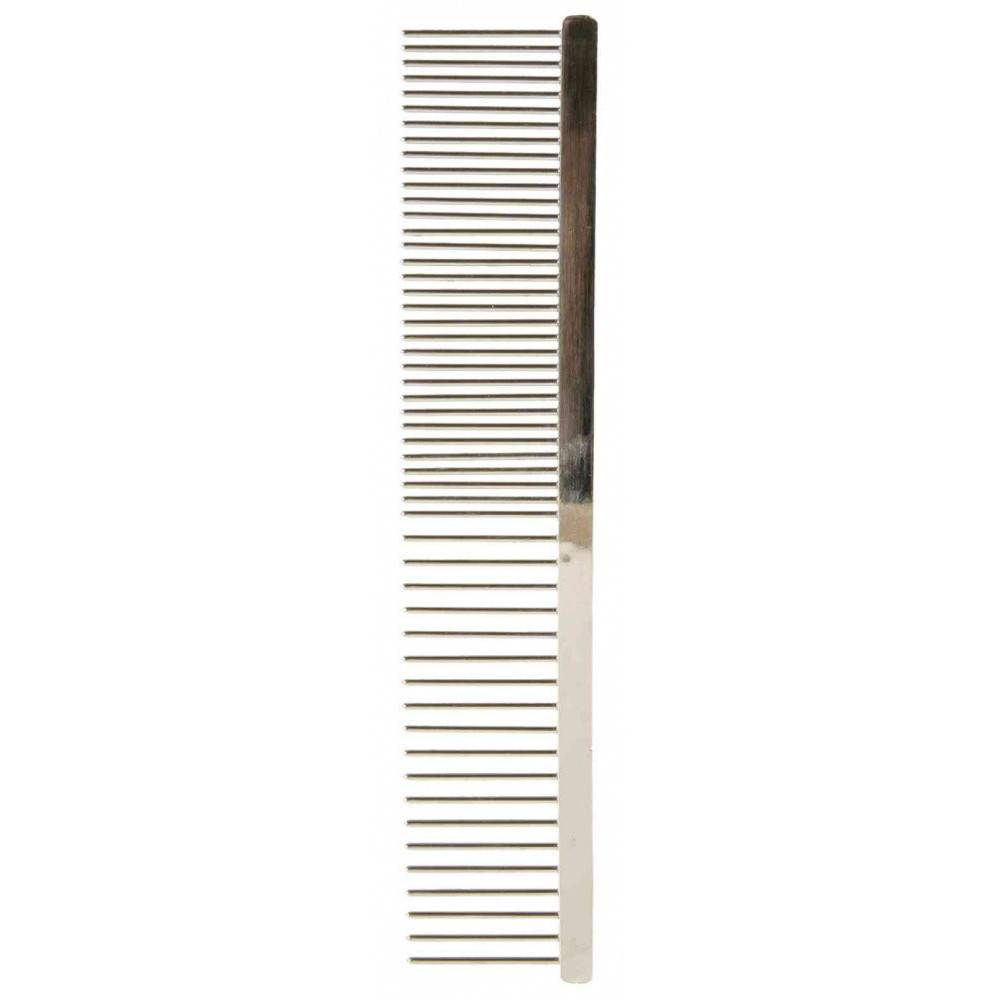 Peigne métal pour aérer et démêler, 16 cm, pour chat et chien - Image 1