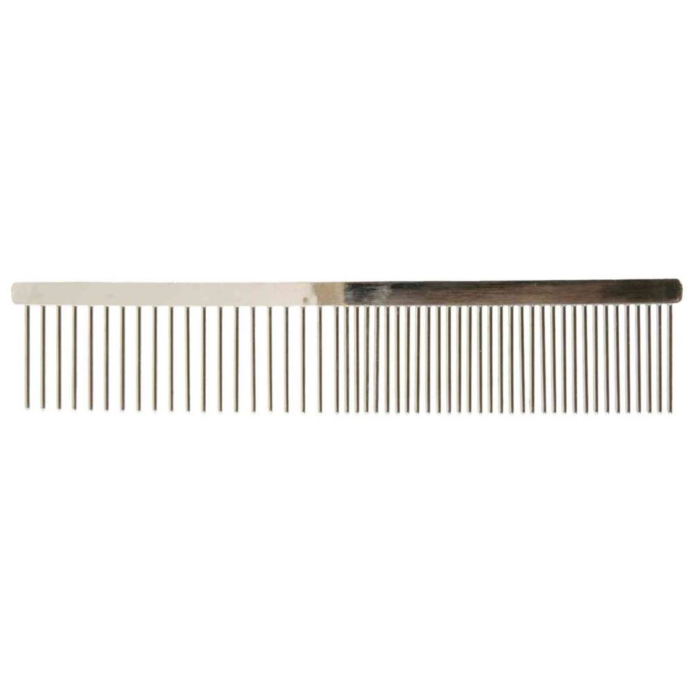 Peigne métal pour aérer et démêler, 16 cm, pour chat et chien - Image 2
