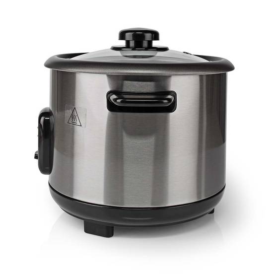 Cuiseur à Riz 1.5 Litres 500W Bol amovible Acier inoxydable anti-adhésif NEDIS - Image 3