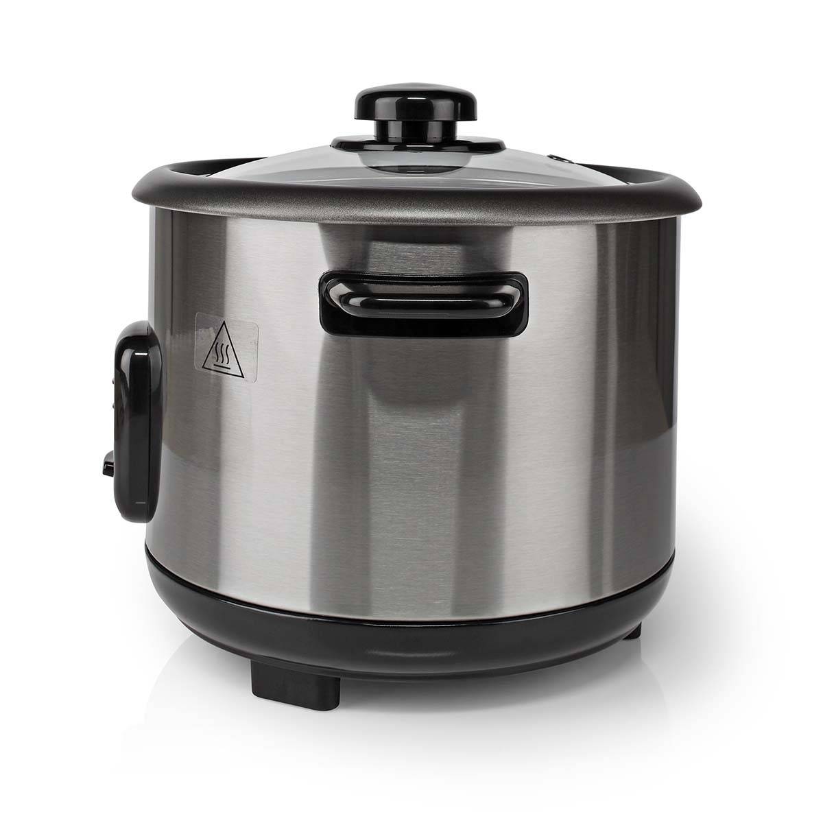 Cuiseur à Riz 1.5 Litres 500W Bol amovible Acier inoxydable anti-adhésif NEDIS - Image 3