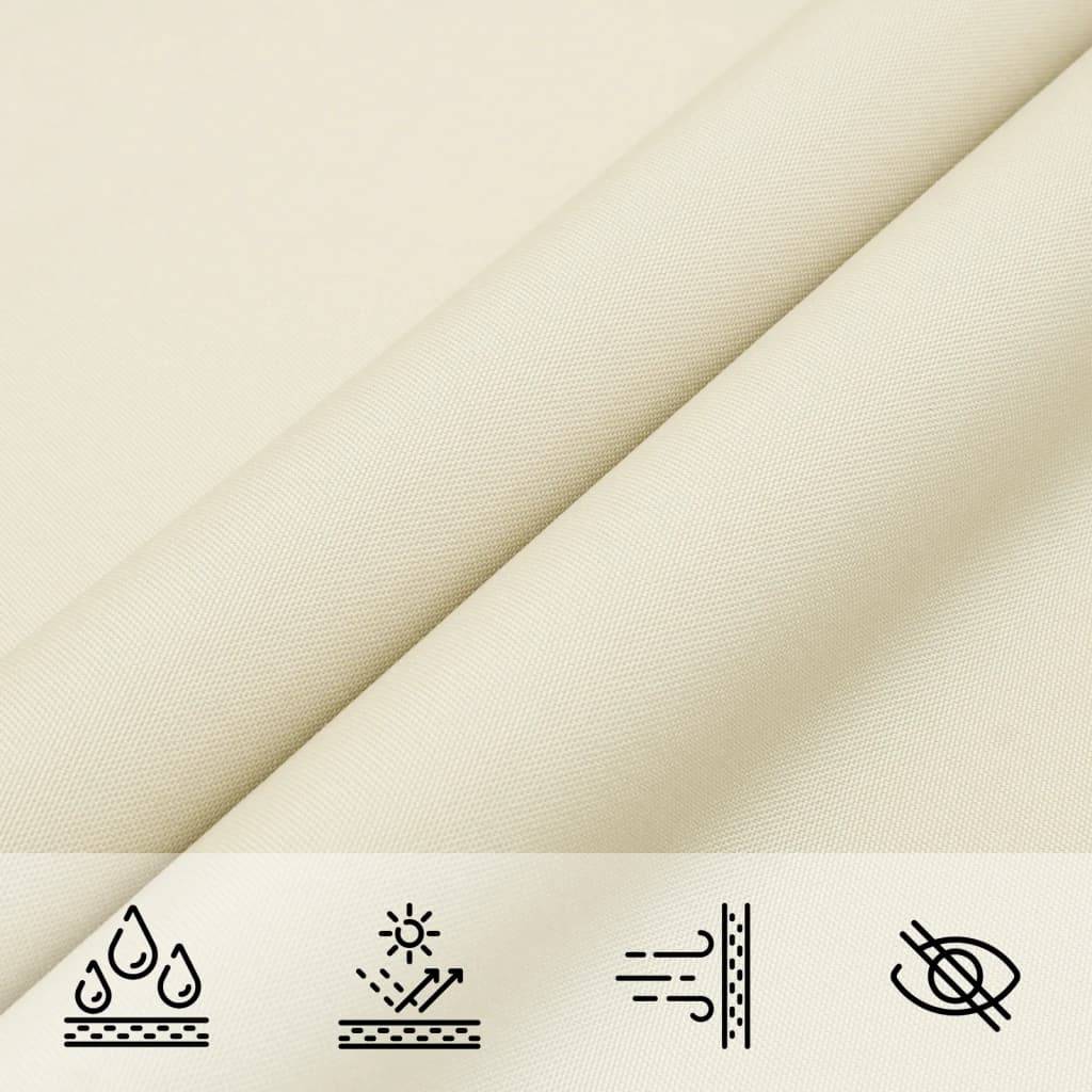 Voile de parasol - accessoire parasol - Tissu de remplacement pour parasol tissu oxford carré 4x4 m crème - MEUBLE PRO - Image 7