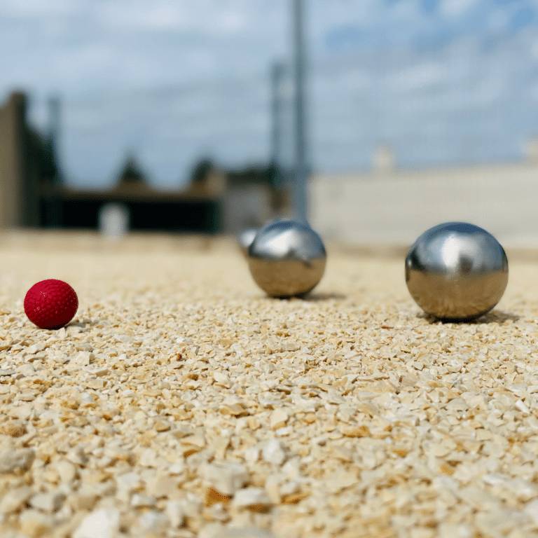 Kit terrain de pétanque jaune 75m² - Image 5