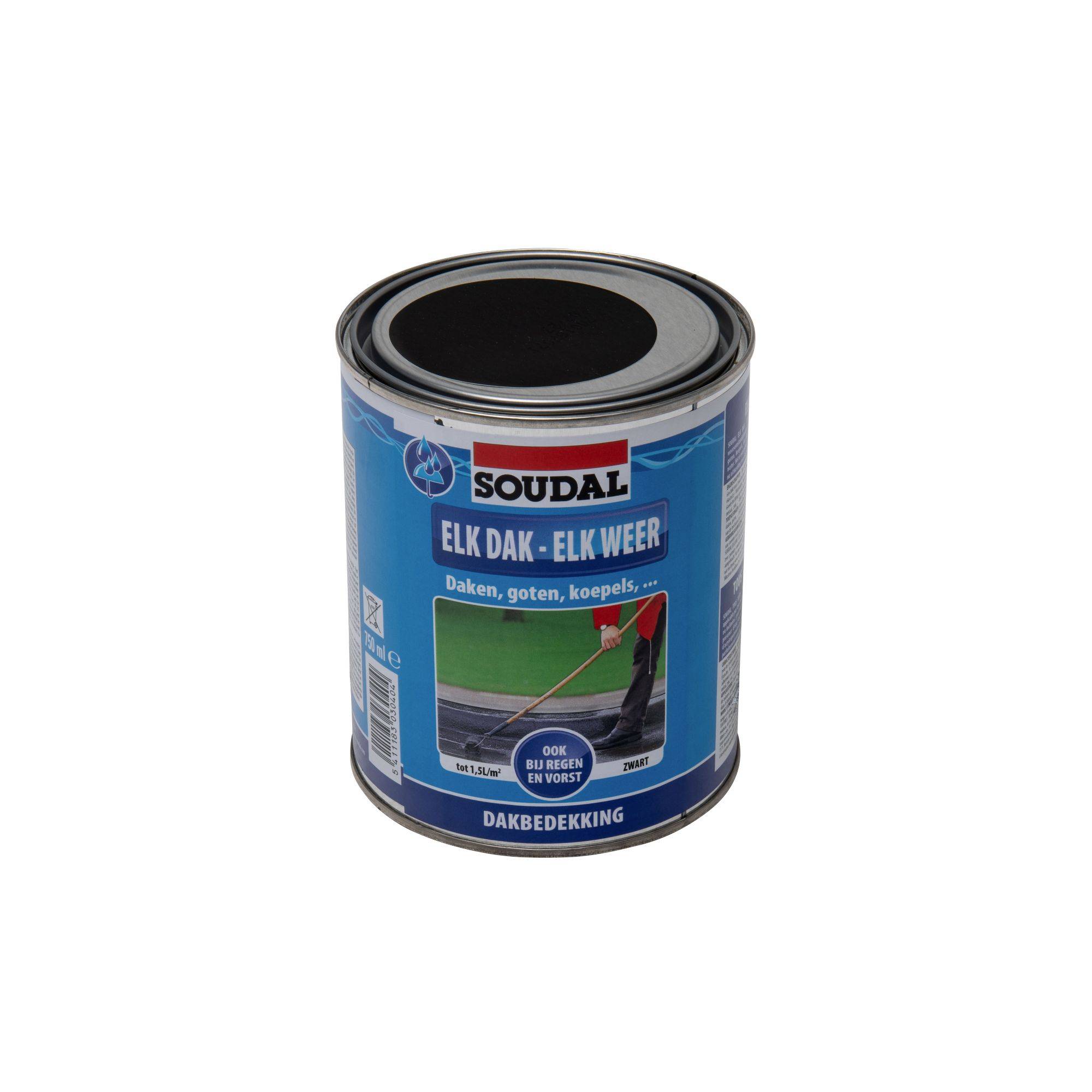 Caoutchouc liquide 750ml Soudal 750 ml - 750 ml - Image 4