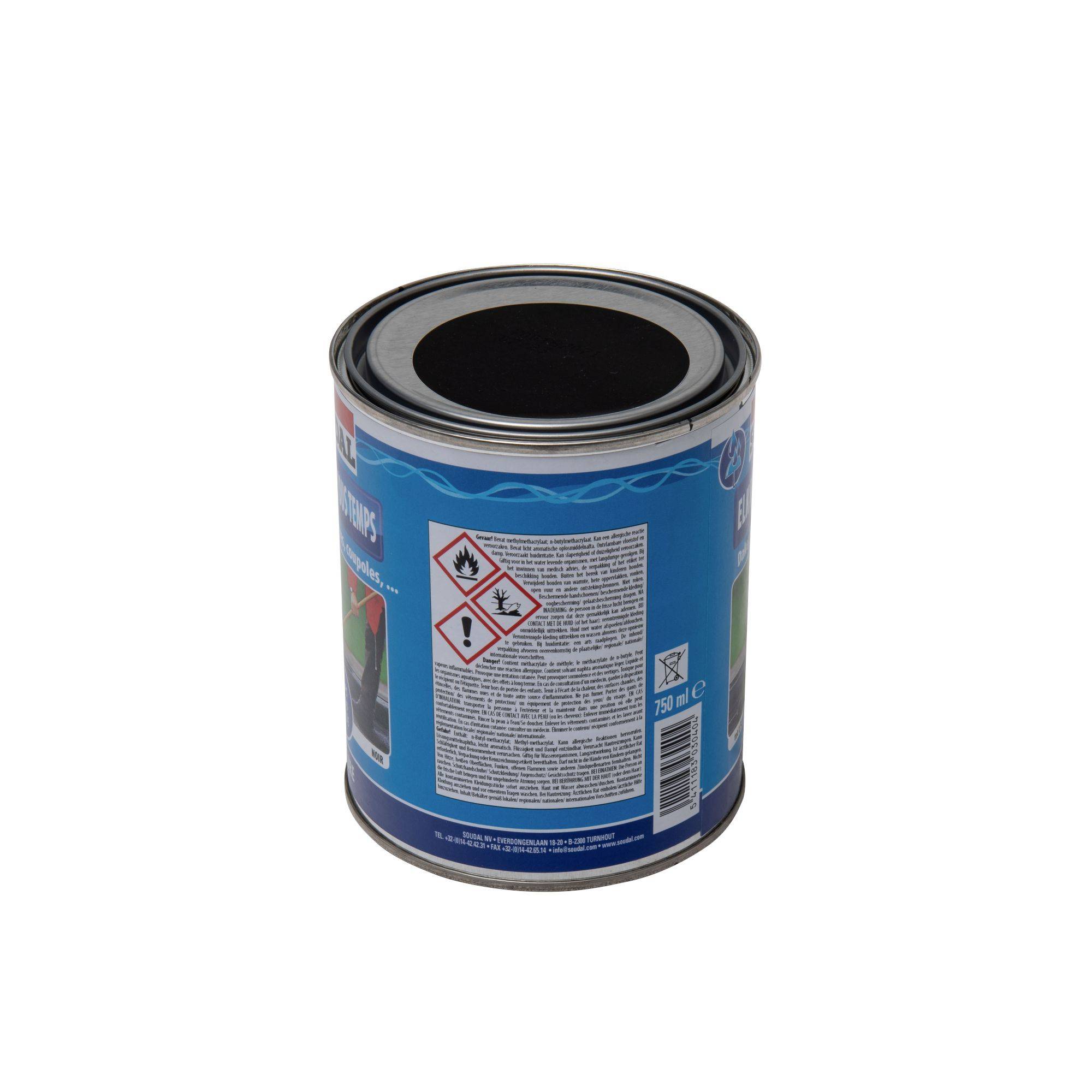 Caoutchouc liquide 750ml Soudal 750 ml - 750 ml - Image 2