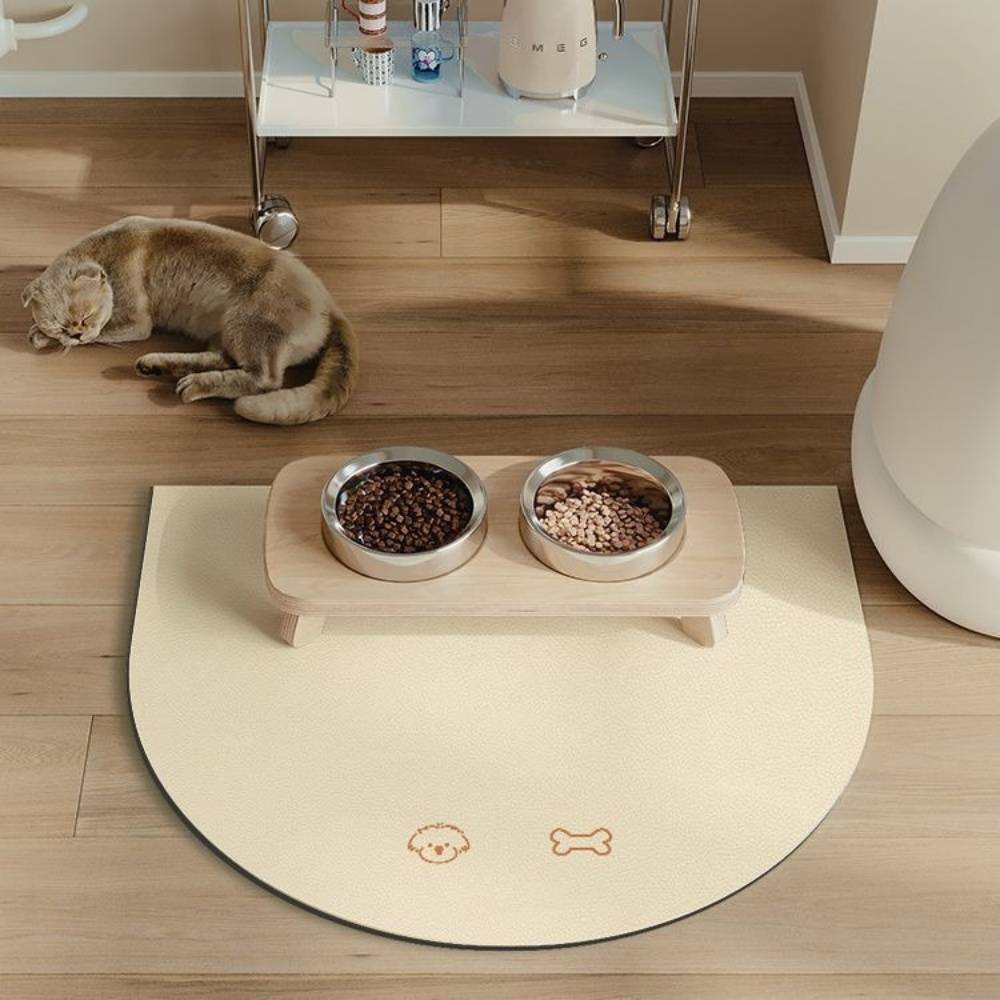DtopbuyAge Set de table pour chat et chien - Gamm vert