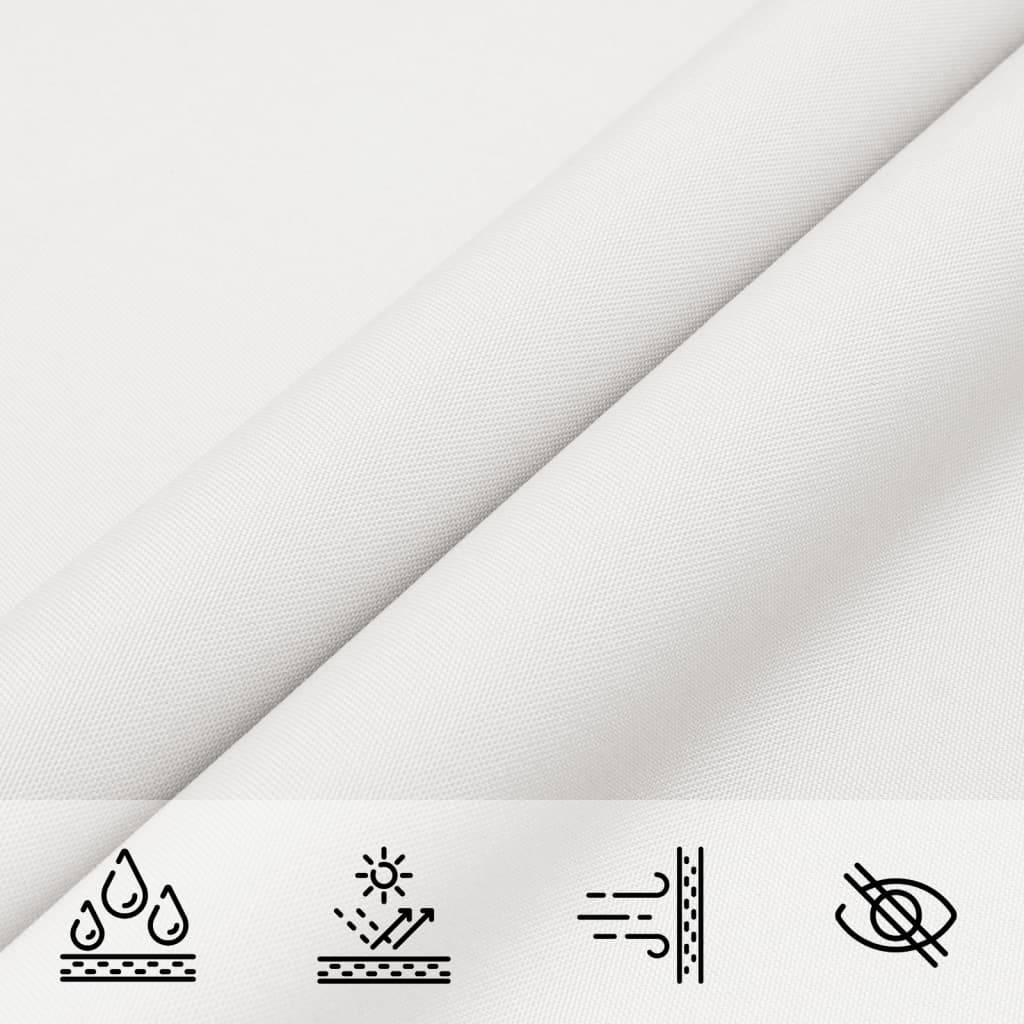 Voile de parasol - accessoire parasol - Tissu de remplacement pour parasol tissu oxford rectangulaire 2x3 m blanc - MEUBLE PRO - Image 8