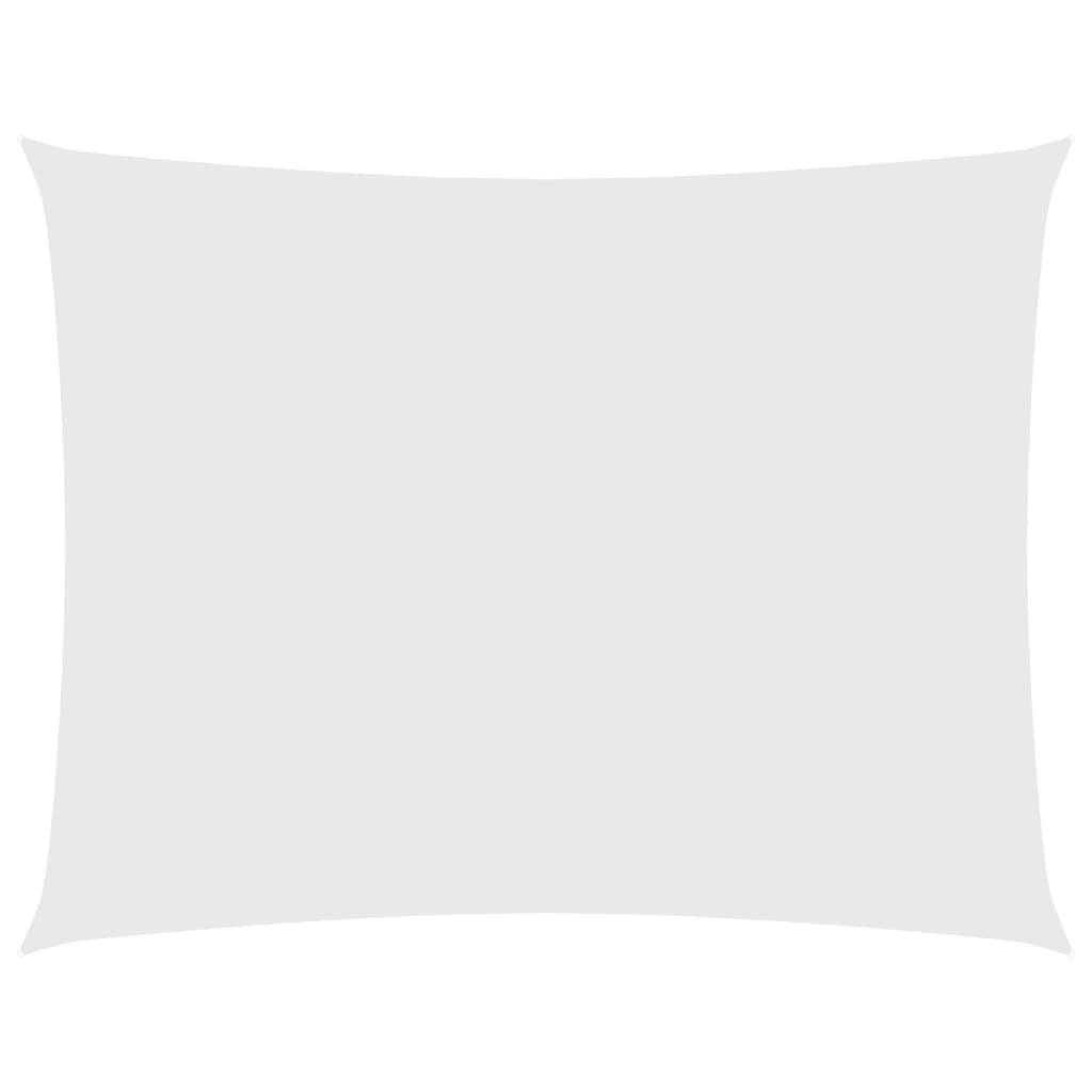 Voile de parasol - accessoire parasol - Tissu de remplacement pour parasol tissu oxford rectangulaire 2x3 m blanc - MEUBLE PRO - Image 1
