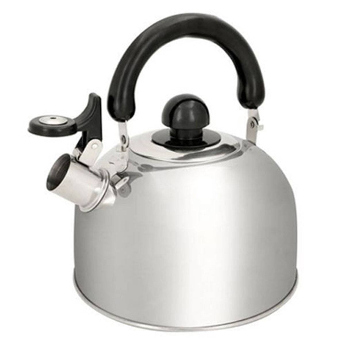 Alpina - Bouilloire sifflante Cuve Inox 1.8L Tous feux Théière avec Sifflet Vintage ALPINA - Image 1