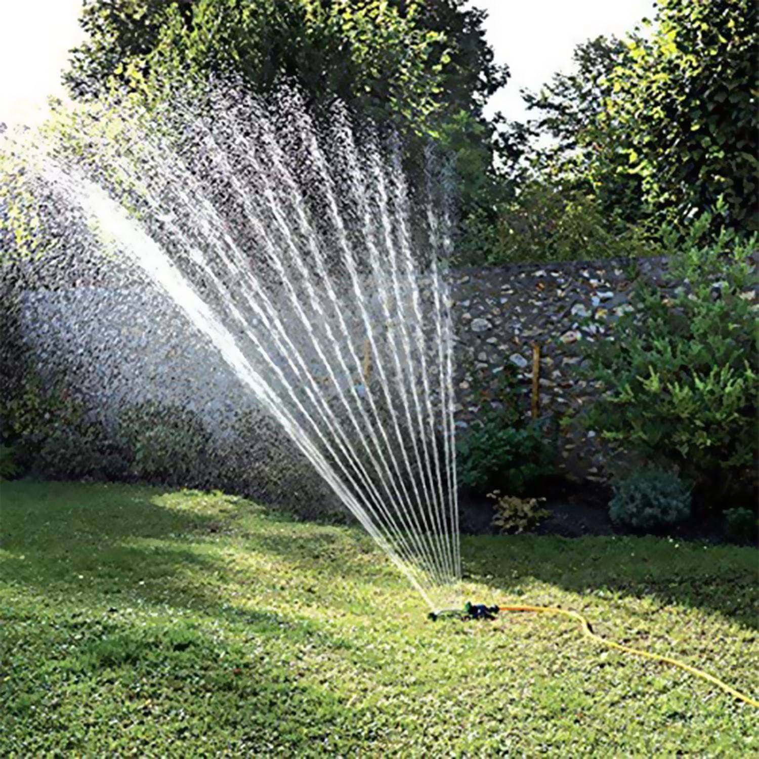 Ribimex - Arroseur oscillant BMI à turbine 16 buses, arrosage jardin, pelouse - Image 2