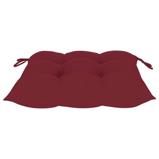 PANGIVO - Lot de 8 chaises de jardin pliables teck rouge bordeaux 56 x 58 x 88 cm - PANGIVO - Image 8