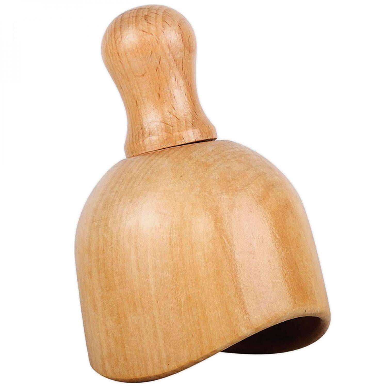 Coupe suédoise en bois de hêtre pour massage madérothérapie, anti cellulite - Vivezen - Image 1