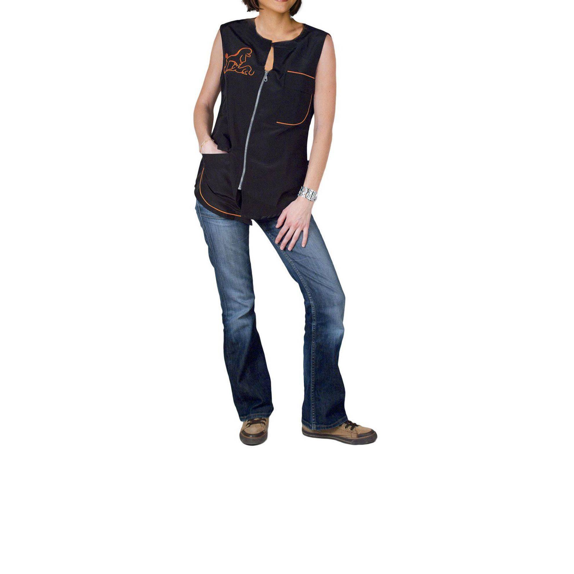 Phoenix Universal - Blouse Carina sans manches Orange Taille : S PHOENIX UNIVERSAL