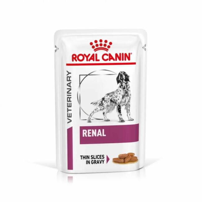 Royal Canin - Royal Canin Veterinary Renal pour chiens - 12 sachets 100 g
