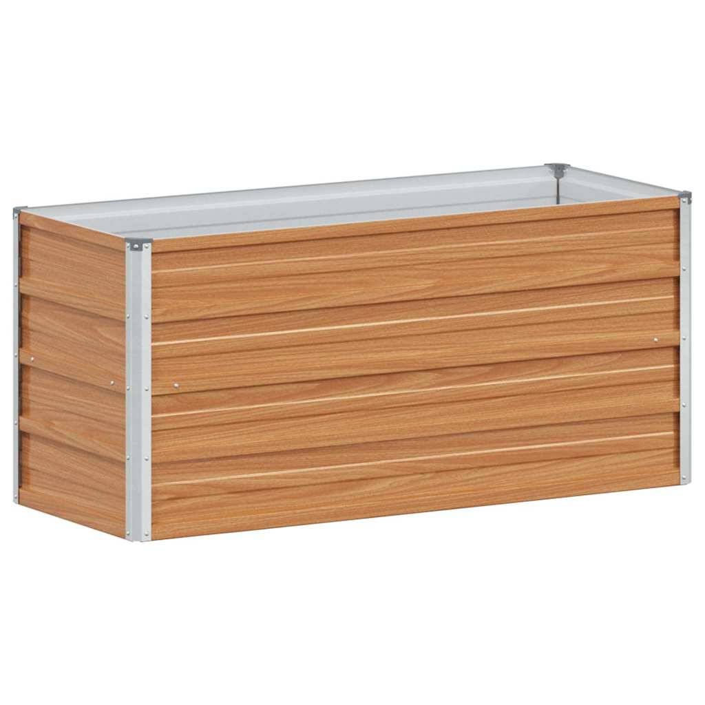 Prolenta Premium - Jardinière acier marron  100 x 40 x 45 cm  - Prolenta premium p319.2 - Image 7