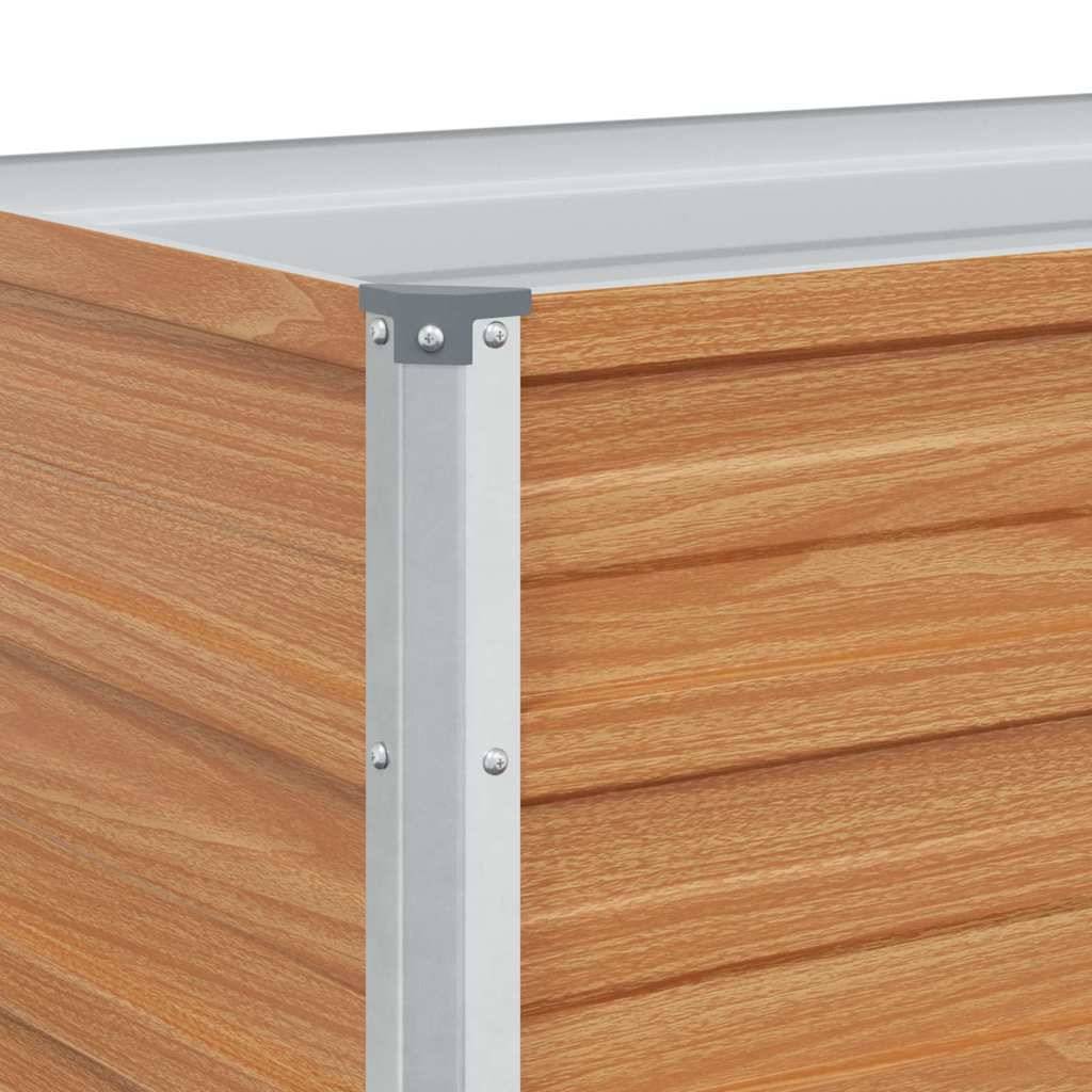 Prolenta Premium - Jardinière acier marron  100 x 40 x 45 cm  - Prolenta premium p319.2 - Image 9