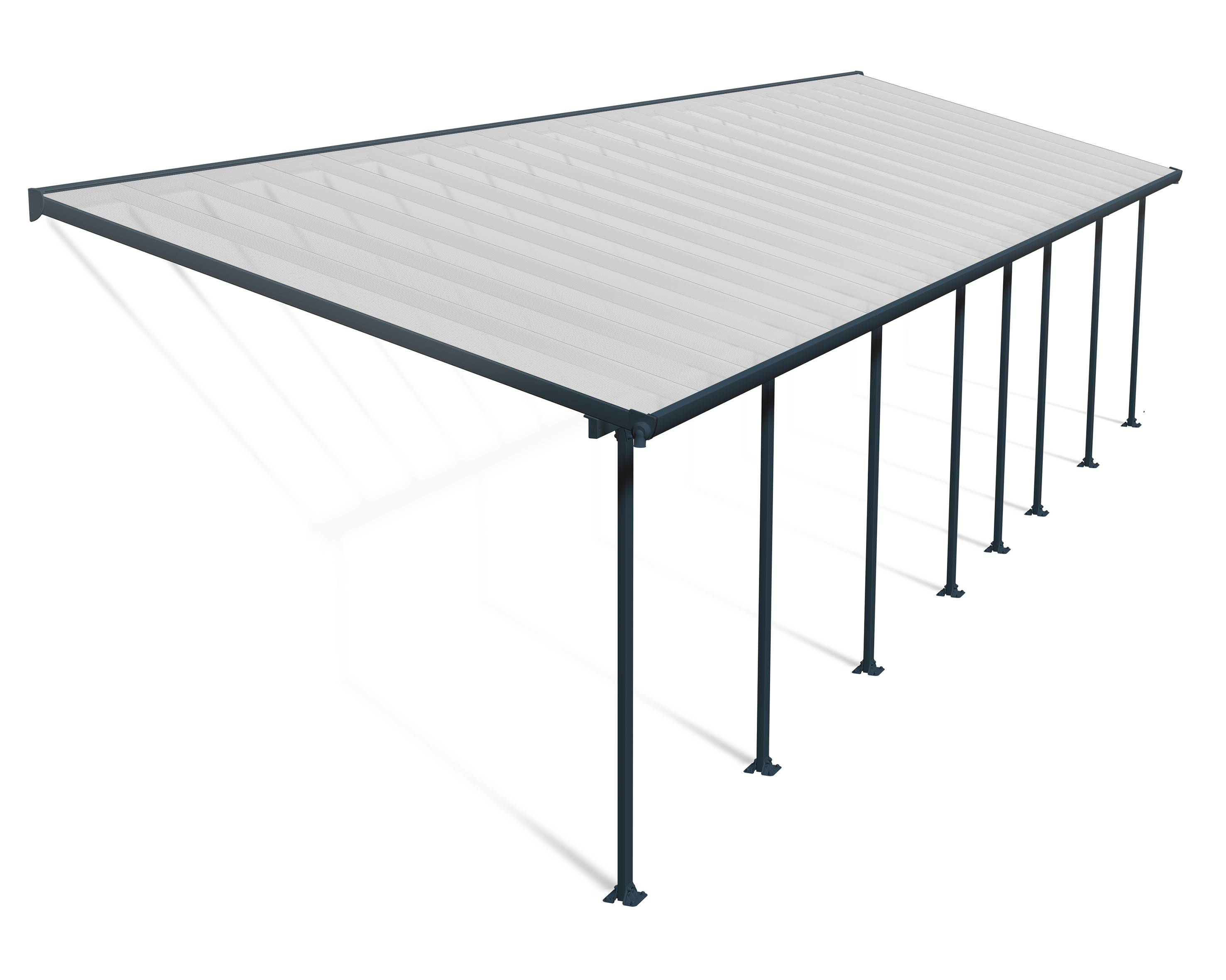 Canopia - Canopia Pergola Feria 3X12,2 Grise - Image 1