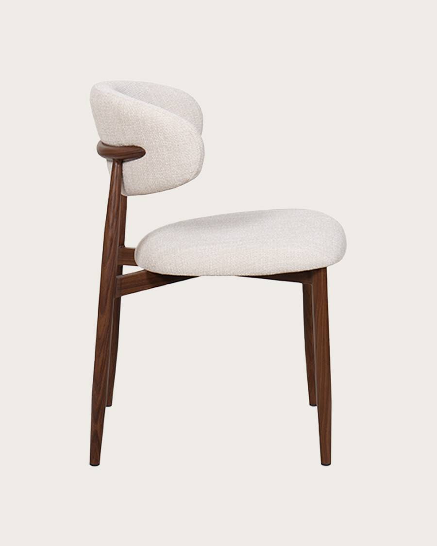 Kerin - Lot de 2 chaises en tissu et pieds métal - UNIQKA - Image 5