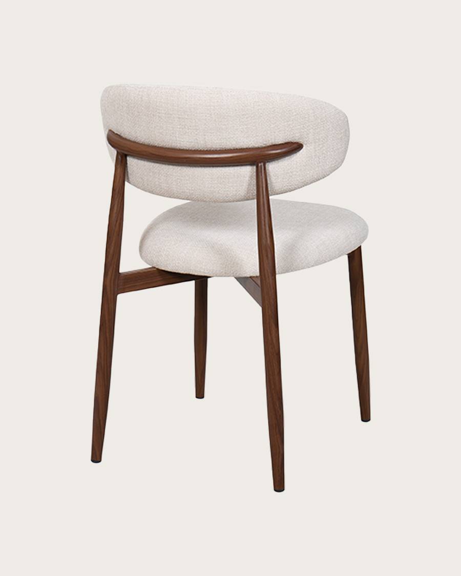 Kerin - Lot de 2 chaises en tissu et pieds métal - UNIQKA - Image 4