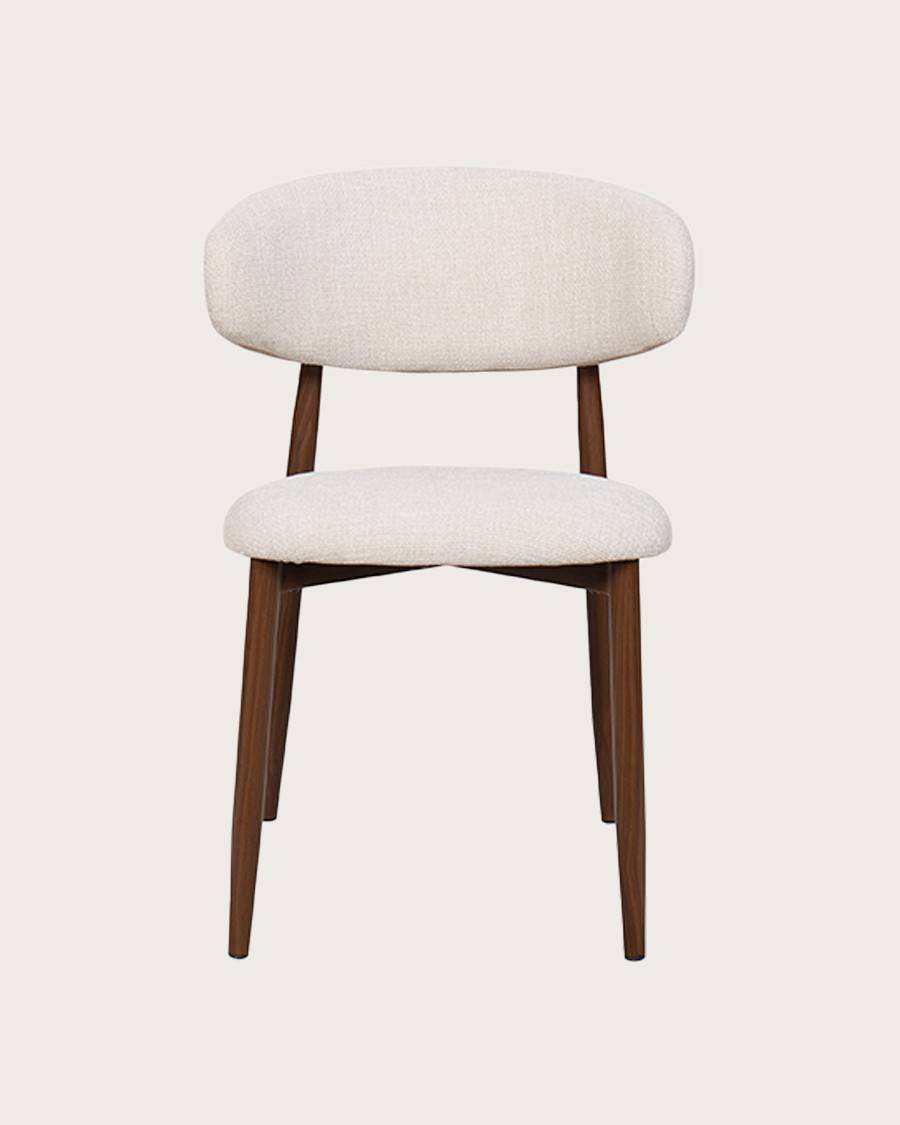 Kerin - Lot de 2 chaises en tissu et pieds métal - UNIQKA - Image 3