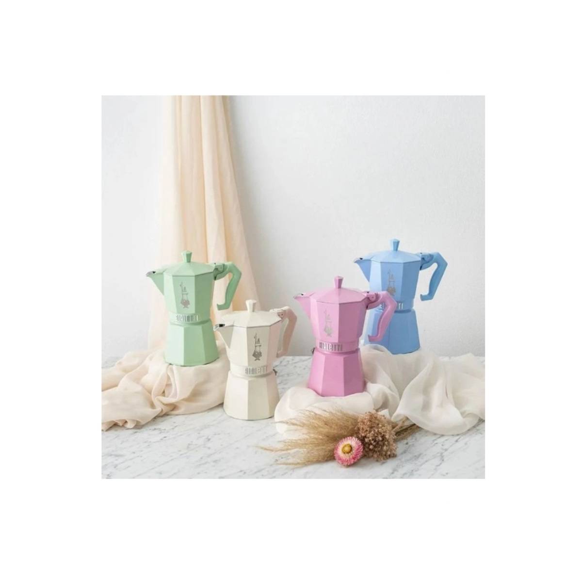 Cafetière italienne 3 tasses bleu clair 0009061 Bialetti - Image 2