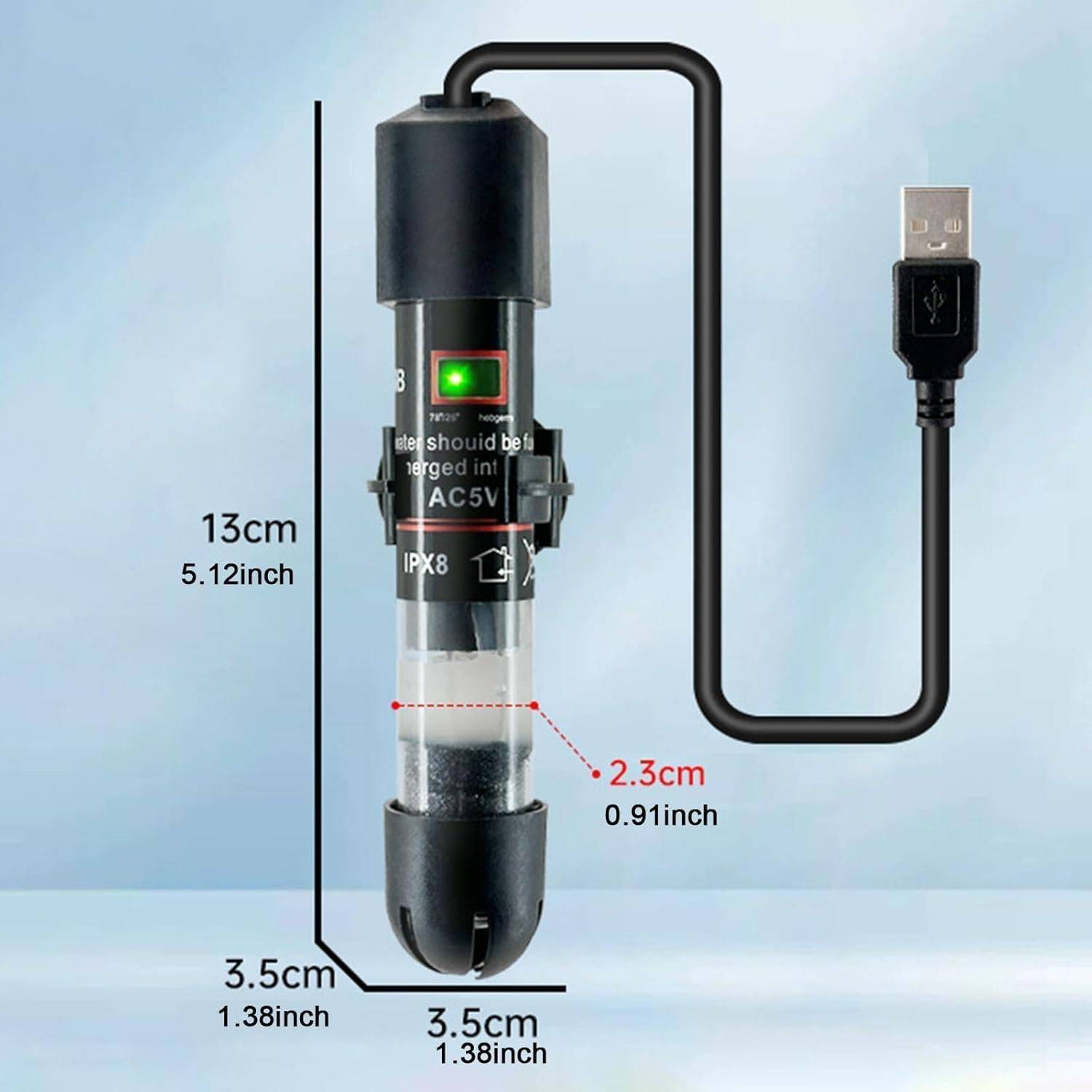 Chauffage aquarium mini USB - Protection surchauffe DtopbuyAge - Image 2