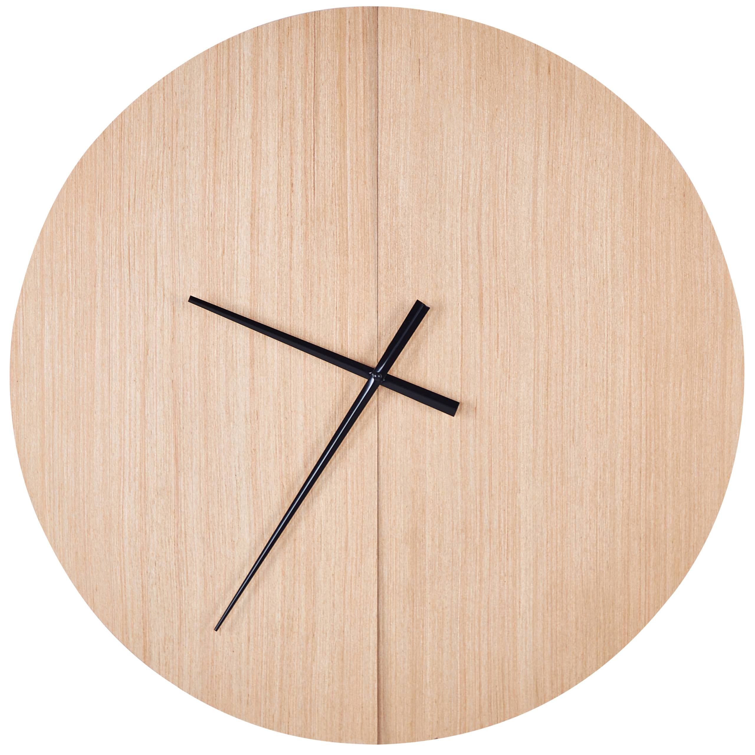 Beliani - Horloge murale MDF Marron clair CABIC - 60x1x60- Beliani - Image 2