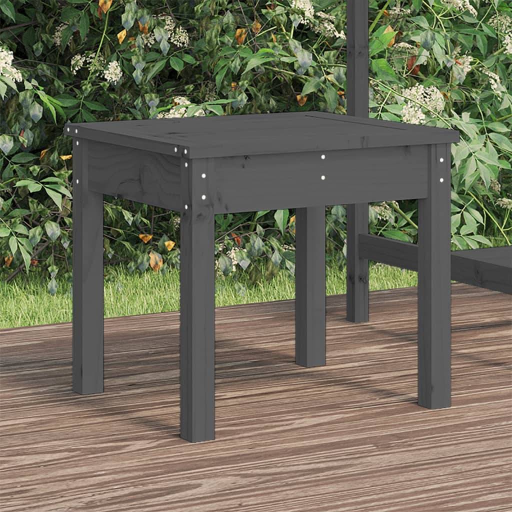 Vidaxl - Banc de jardin gris 50x44x45 cm bois massif de pin vidaXL 823992 - Image 1