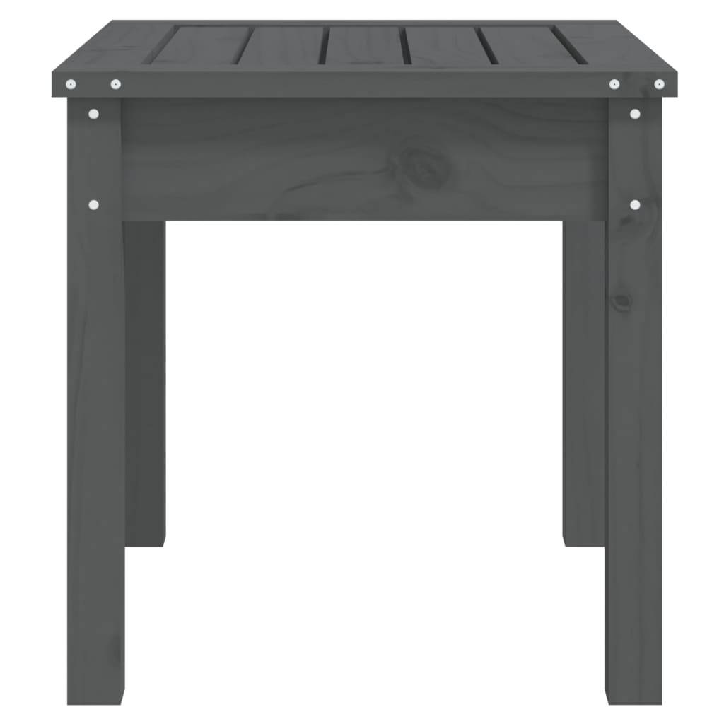 Vidaxl - Banc de jardin gris 50x44x45 cm bois massif de pin vidaXL 823992 - Image 6