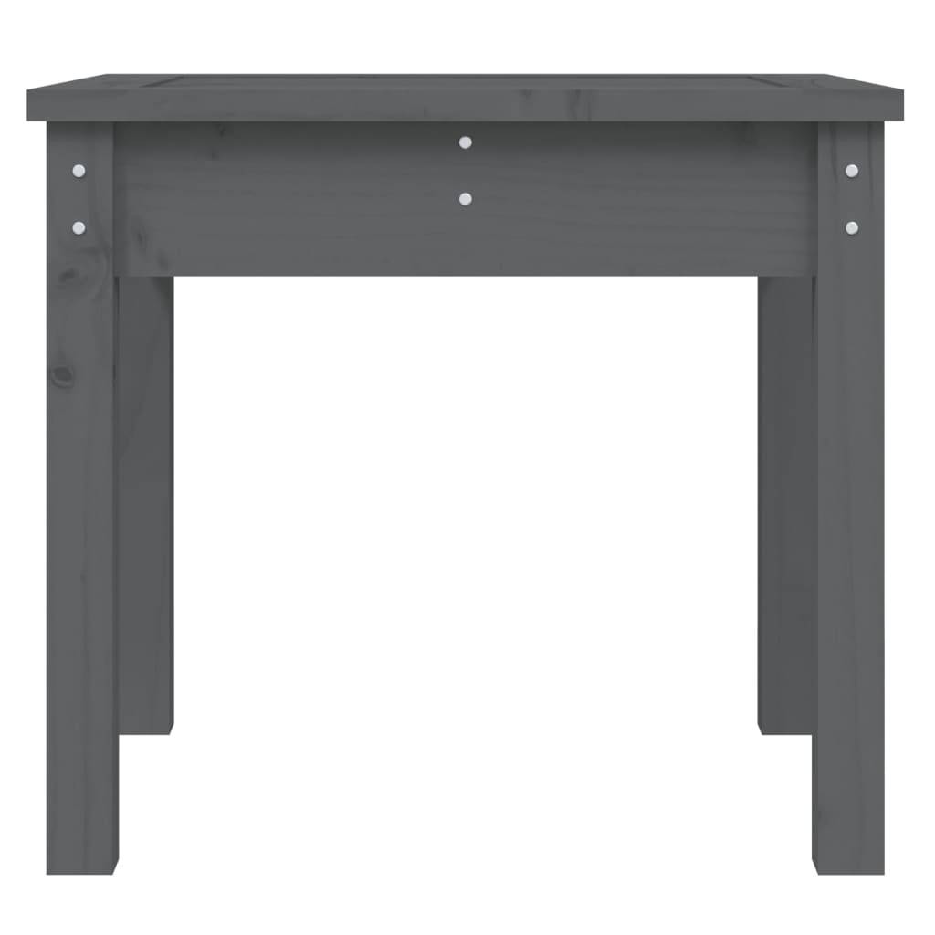 Vidaxl - Banc de jardin gris 50x44x45 cm bois massif de pin vidaXL 823992 - Image 9