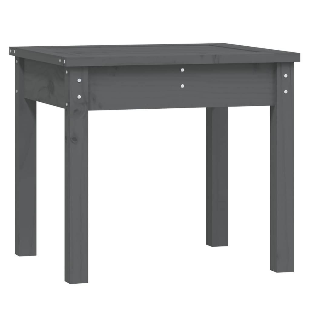 Vidaxl - Banc de jardin gris 50x44x45 cm bois massif de pin vidaXL 823992 - Image 2