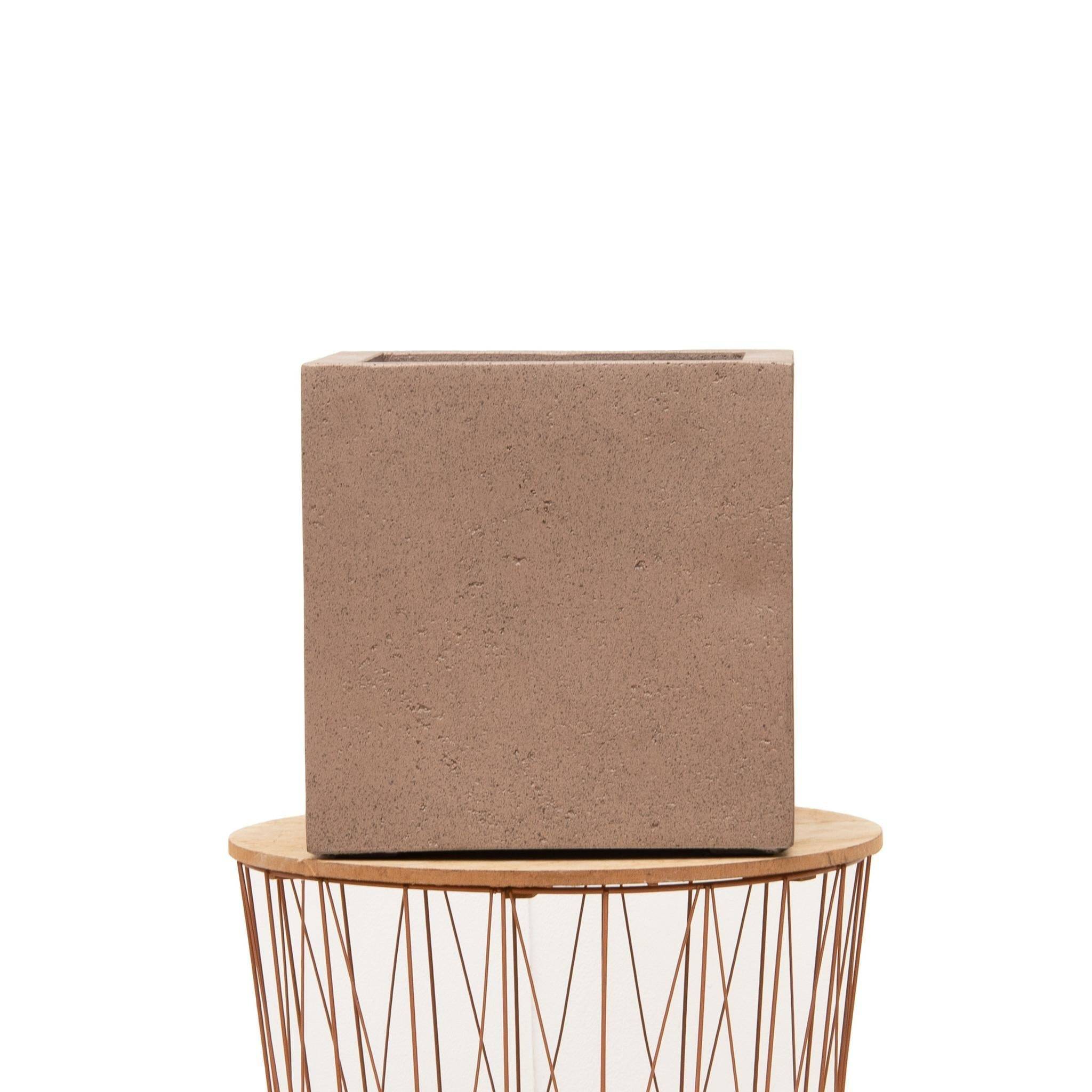 Pot Grigo Cube Bronze 40 cm- La Green Touch - Image 2