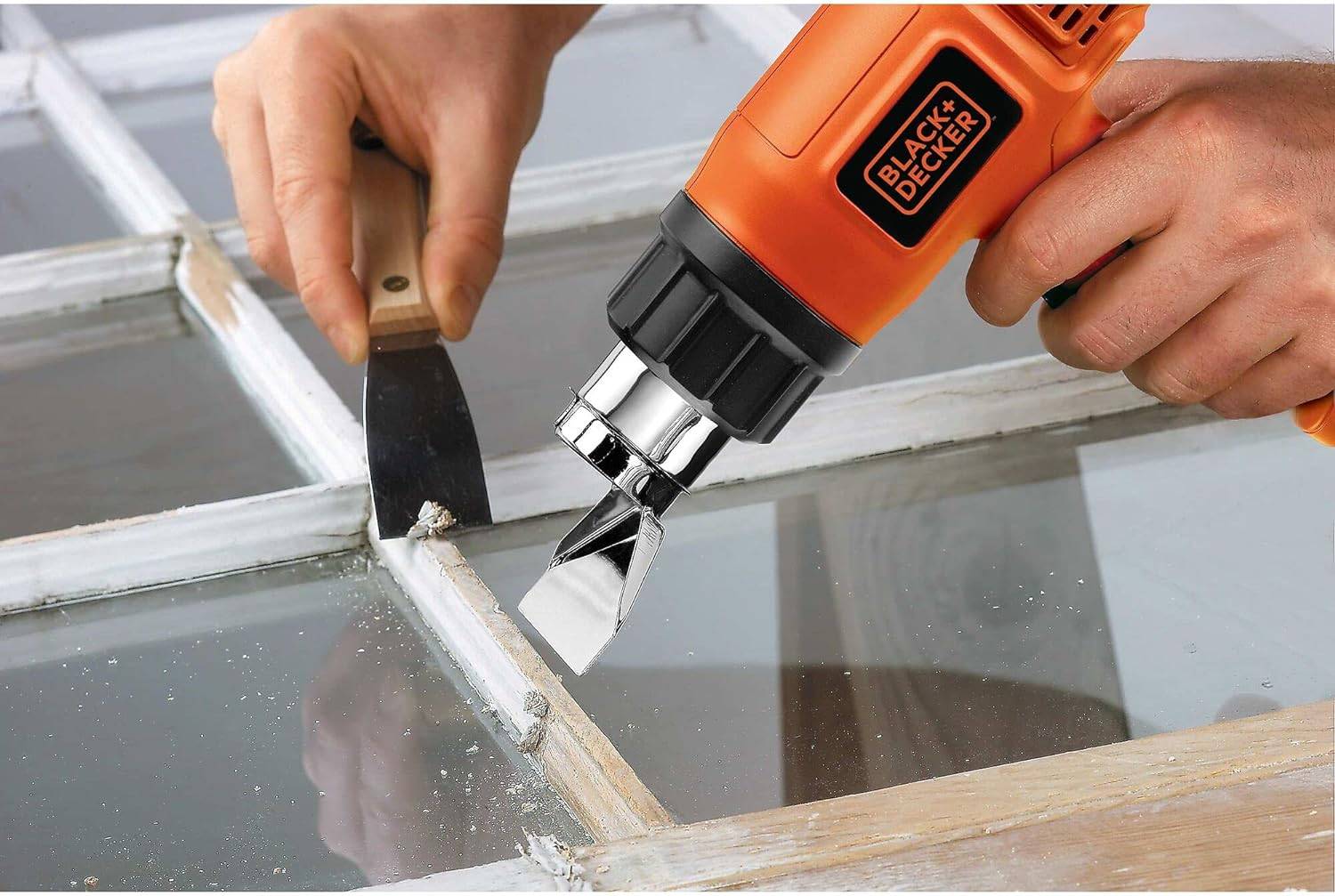 Black & Decker - Décapeur thermique filaire - 1750W - BLACK+DECKER - avec 1 Grattoir - KX1650-QS - Image 2