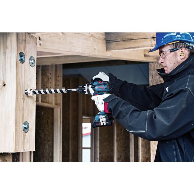 Bosch - Perceuse visseuse à percussion GSB 18V-110 C BOSCH 2 batt.4.0Ah + charg.GAL - 06019G030B - Image 2
