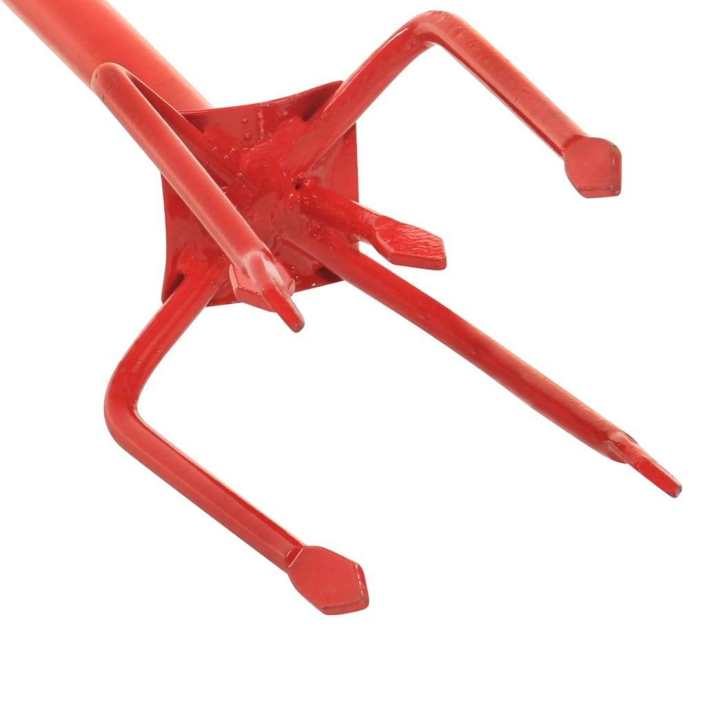 Vidaxl - Griffe de jardin Rouge Acier vidaXL 146153 - Image 5