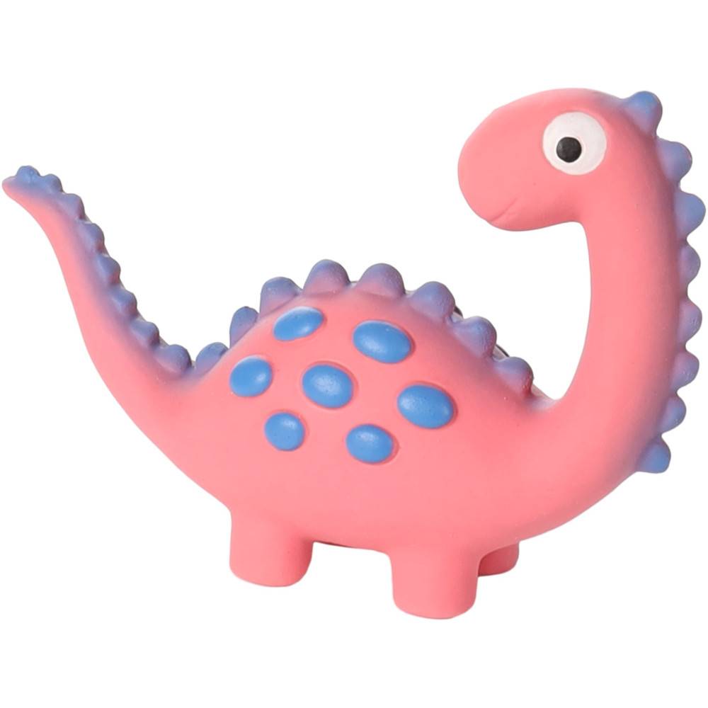 Flamingo - jeux Dinosaure rose en latex hauteur 10 cm pour chien - Image 1