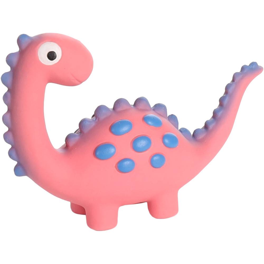 Flamingo - jeux Dinosaure rose en latex hauteur 10 cm pour chien - Image 2