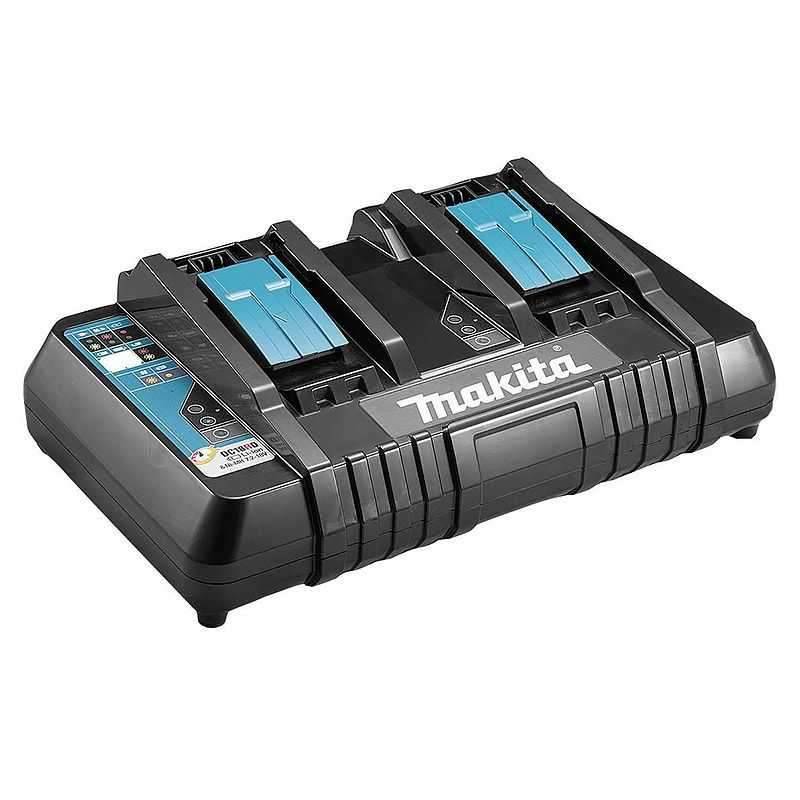 Pack 4 Batteries 18V 5Ah BL1850 - MAKITA - Chargeur double DC18RD + coffet MaKpac - 197626-8 - Image 4